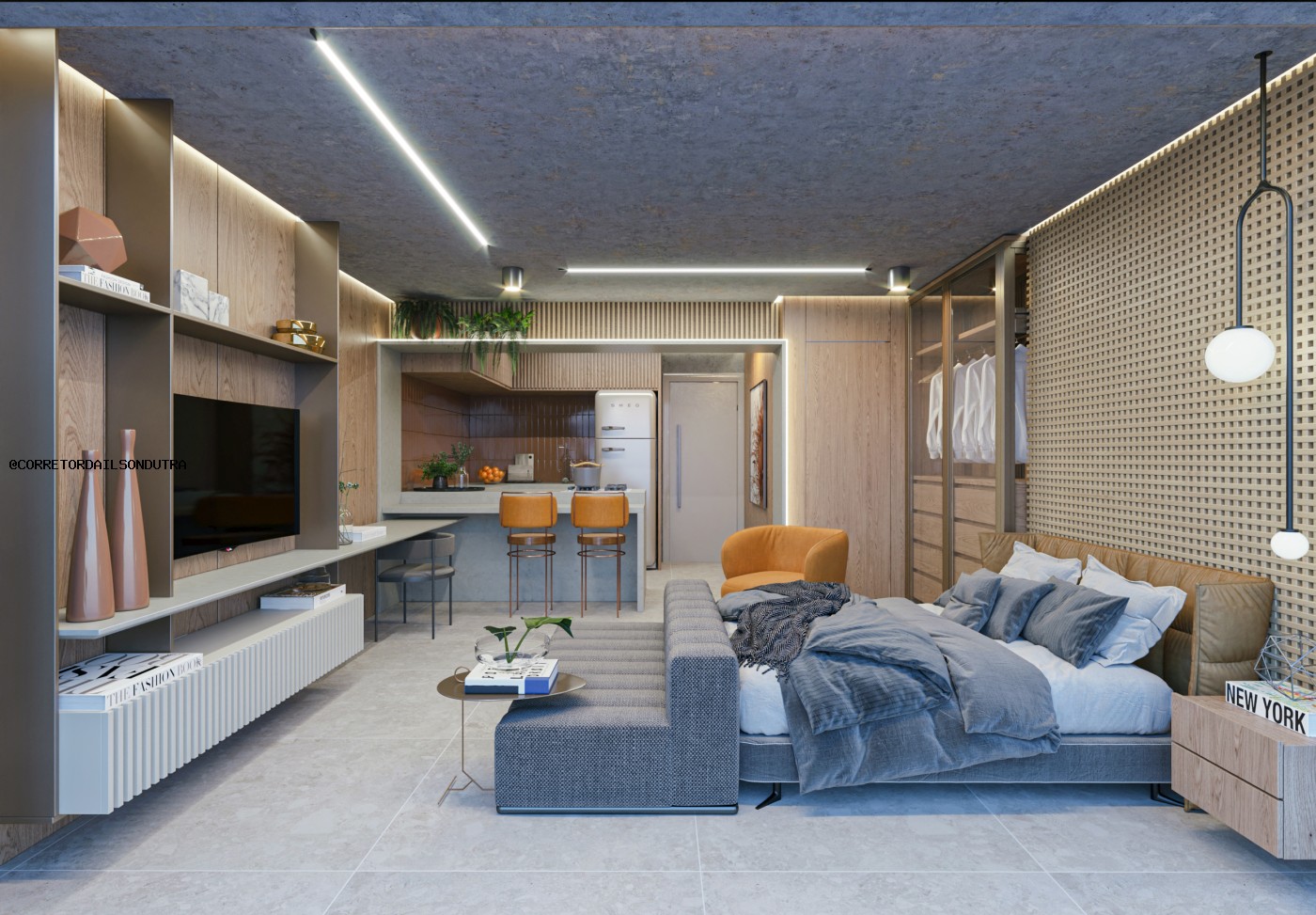 Apartamento à venda com 1 quarto, 68m² - Foto 3