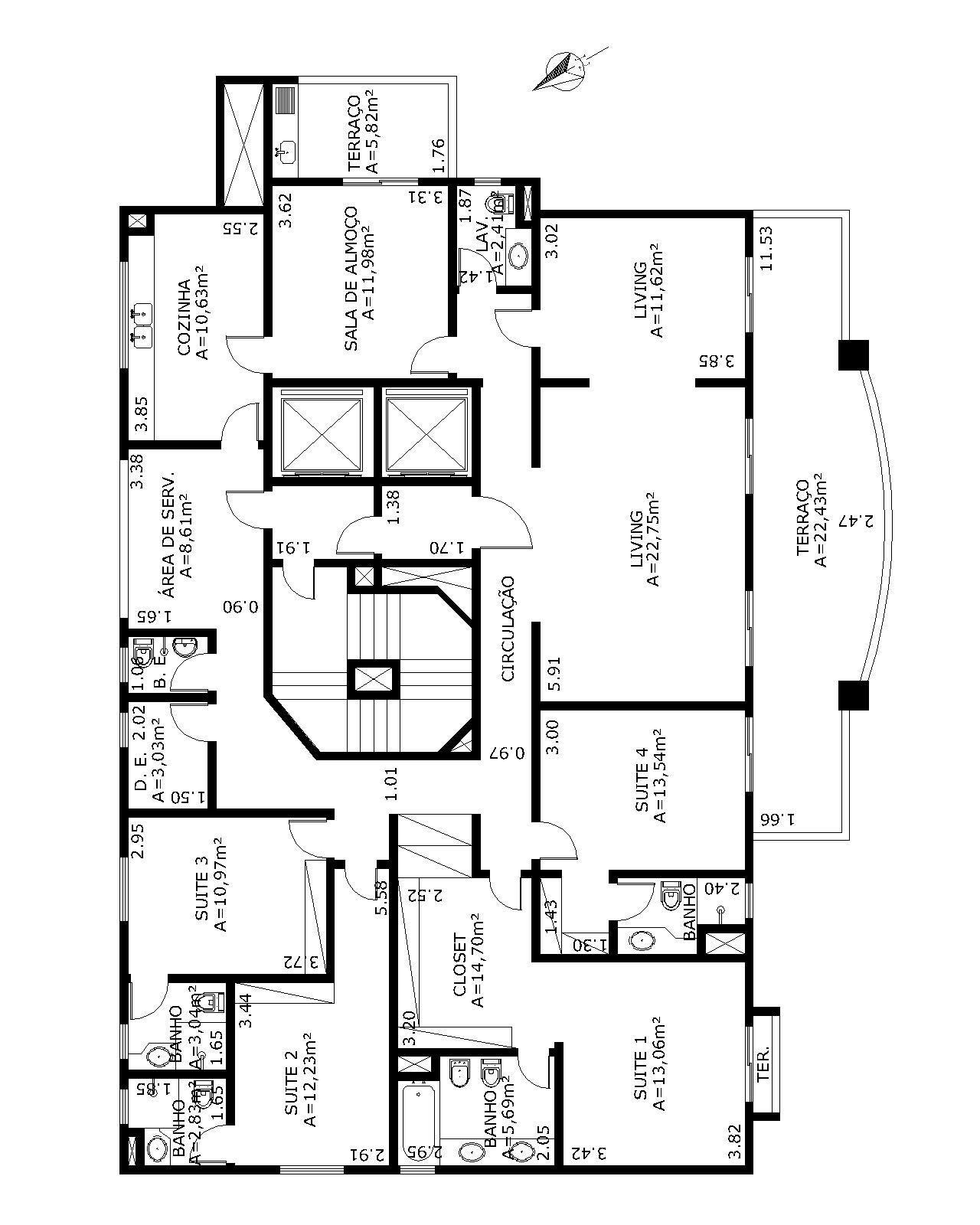 Apartamento à venda com 4 quartos, 230m² - Foto 9