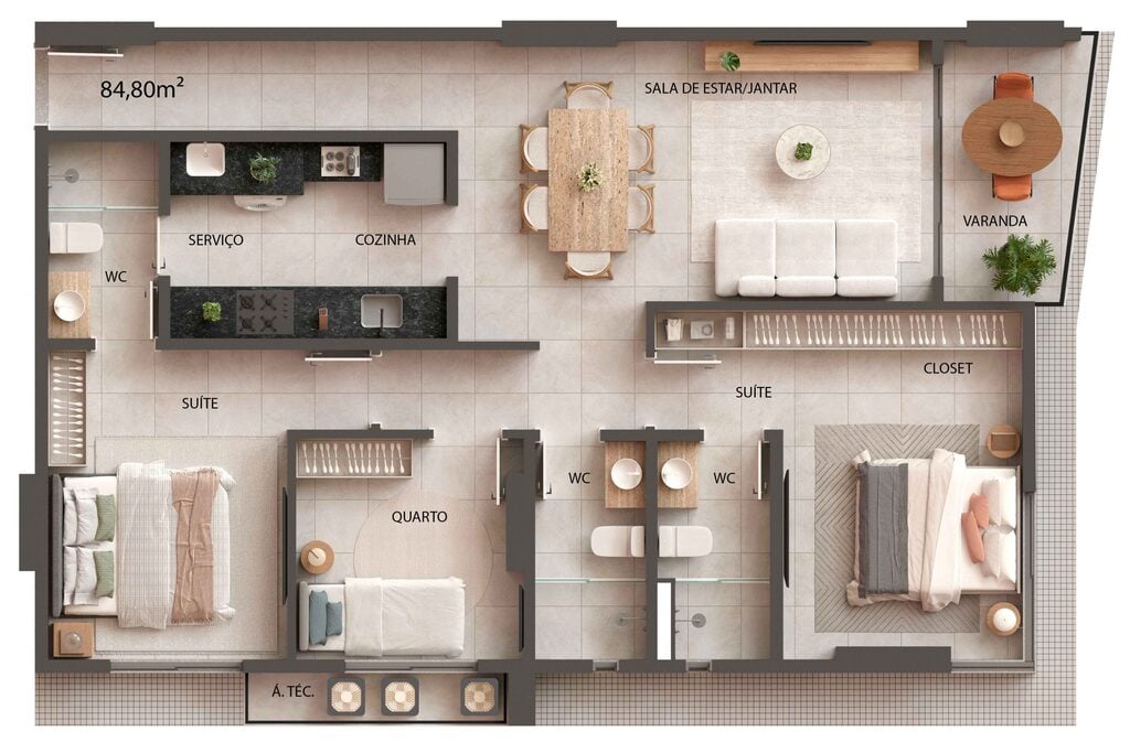 Apartamento à venda com 3 quartos, 848m² - Foto 23