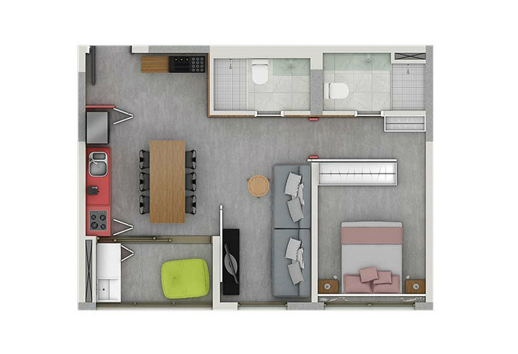 Apartamento à venda com 1 quarto, 53m² - Foto 16