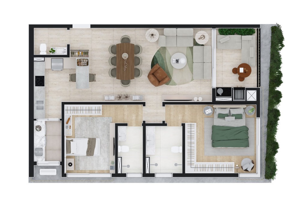 Apartamento à venda com 2 quartos, 9075m² - Foto 58