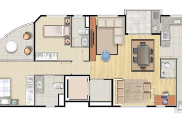 Apartamento à venda com 3 quartos, 96m² - Foto 7