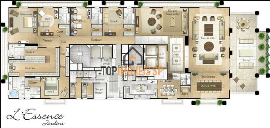 Apartamento à venda com 5 quartos, 735m² - Foto 17