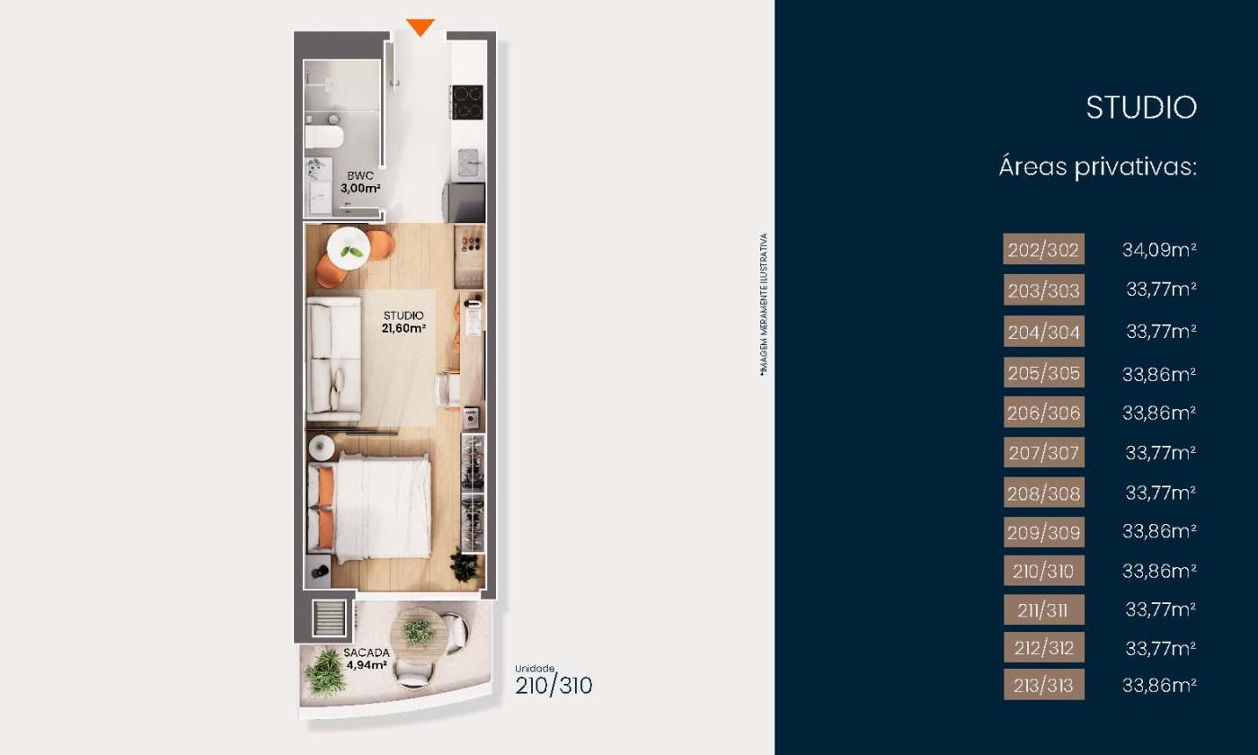 Apartamento à venda com 1 quarto, 33m² - Foto 26