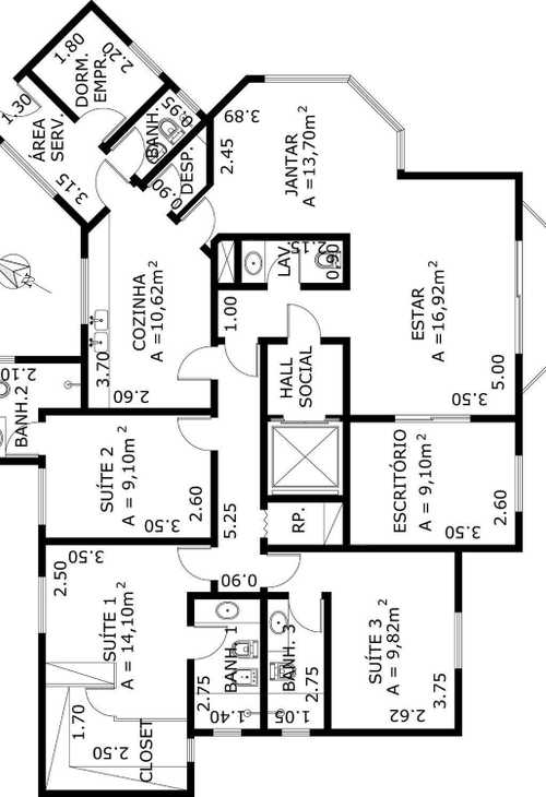 Apartamento à venda com 4 quartos, 160m² - Foto 6