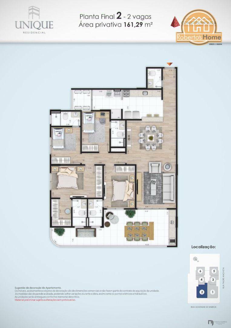 Apartamento à venda com 4 quartos, 161m² - Foto 73