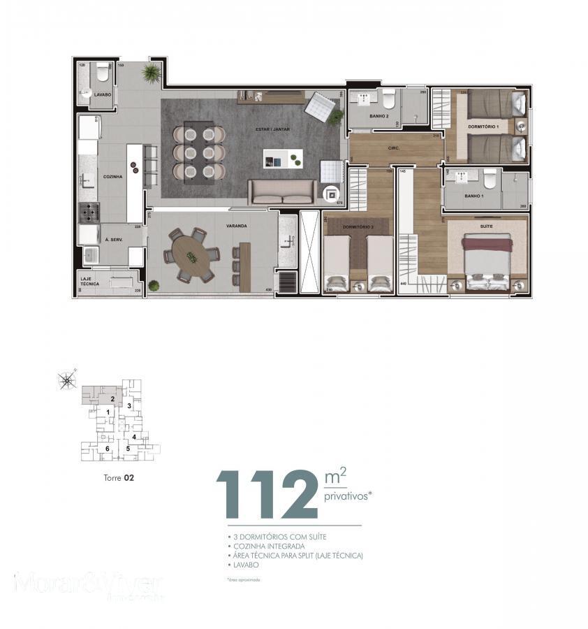 Apartamento à venda com 2 quartos, 83m² - Foto 20