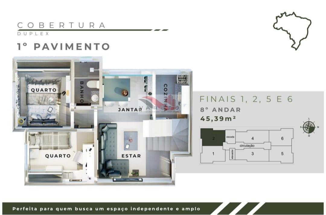 Apartamento à venda com 2 quartos, 60m² - Foto 19