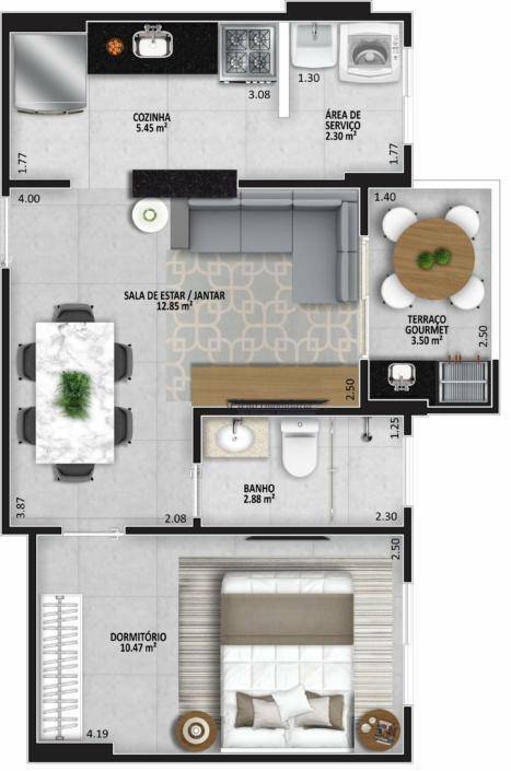 Apartamento à venda com 2 quartos, 62m² - Foto 21