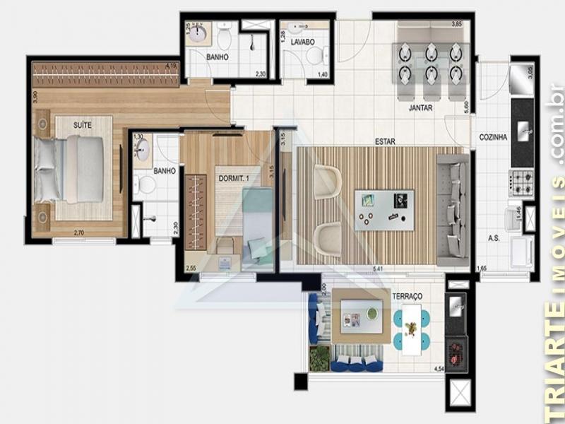 Apartamento à venda com 2 quartos, 89m² - Foto 20