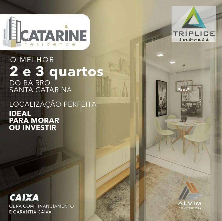 Apartamento à venda com 2 quartos, 59m² - Foto 1