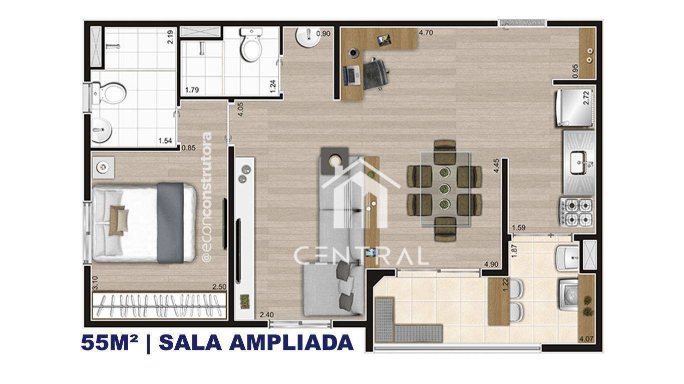 Apartamento à venda com 2 quartos, 47m² - Foto 34