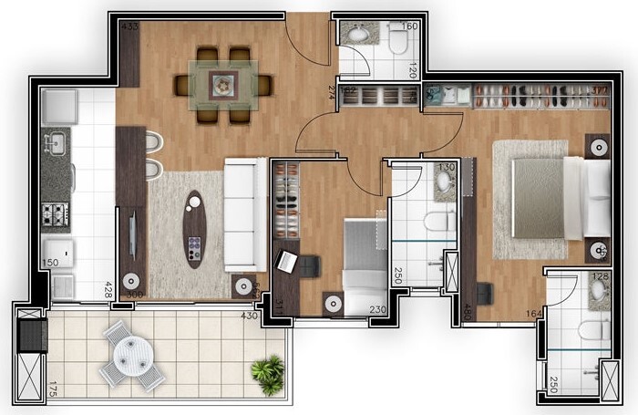 Apartamento à venda com 2 quartos, 7659m² - Foto 16