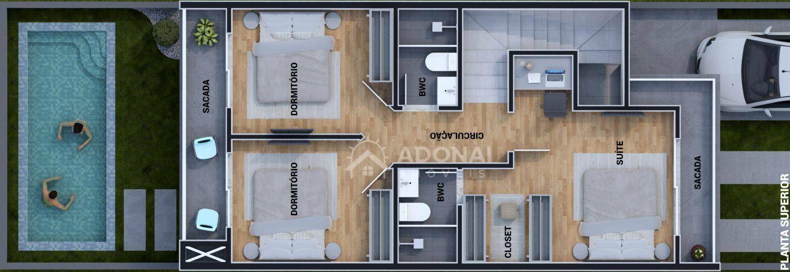 Sobrado à venda com 3 quartos, 137m² - Foto 8