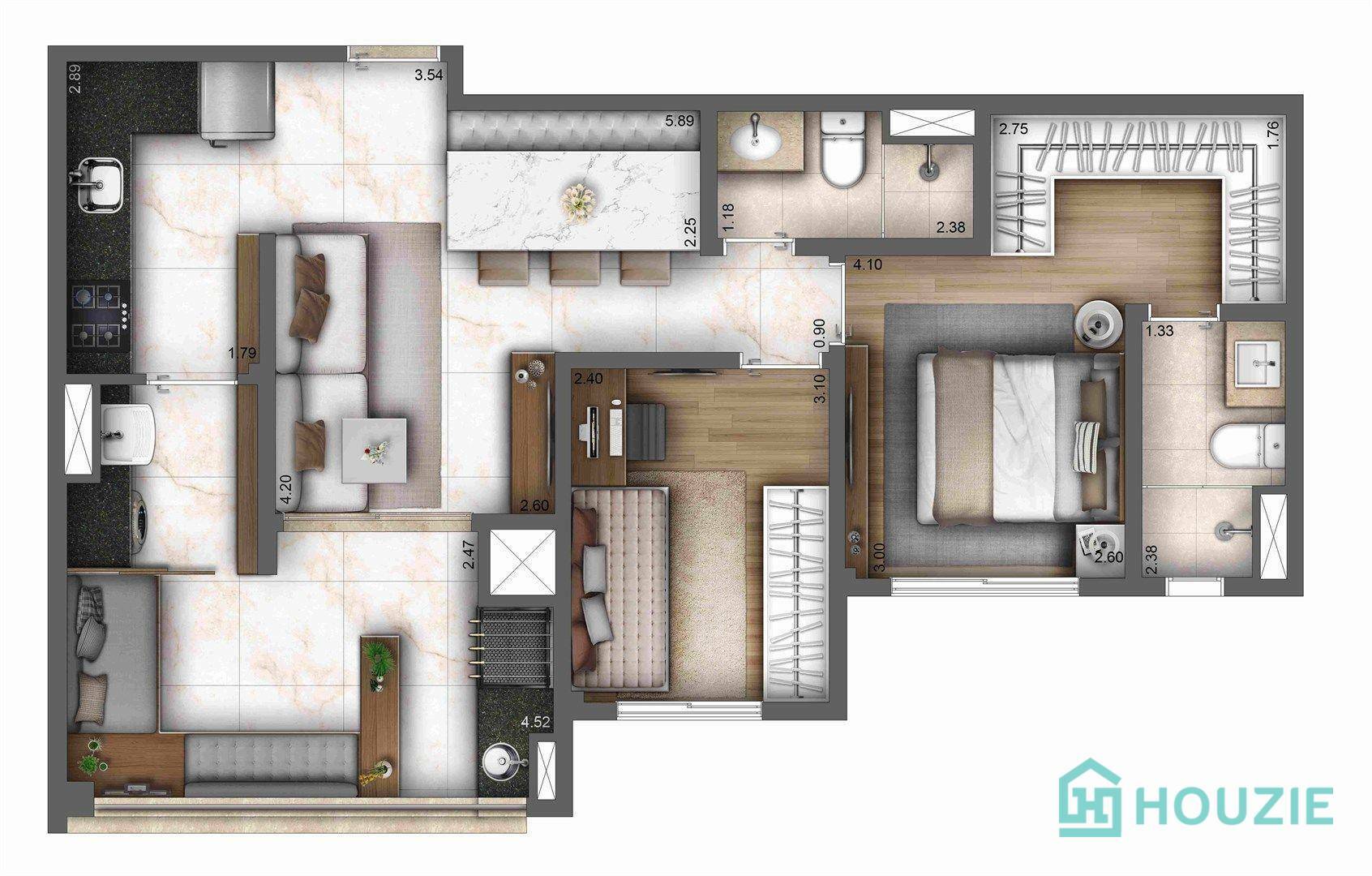 Apartamento à venda com 4 quartos, 121m² - Foto 14