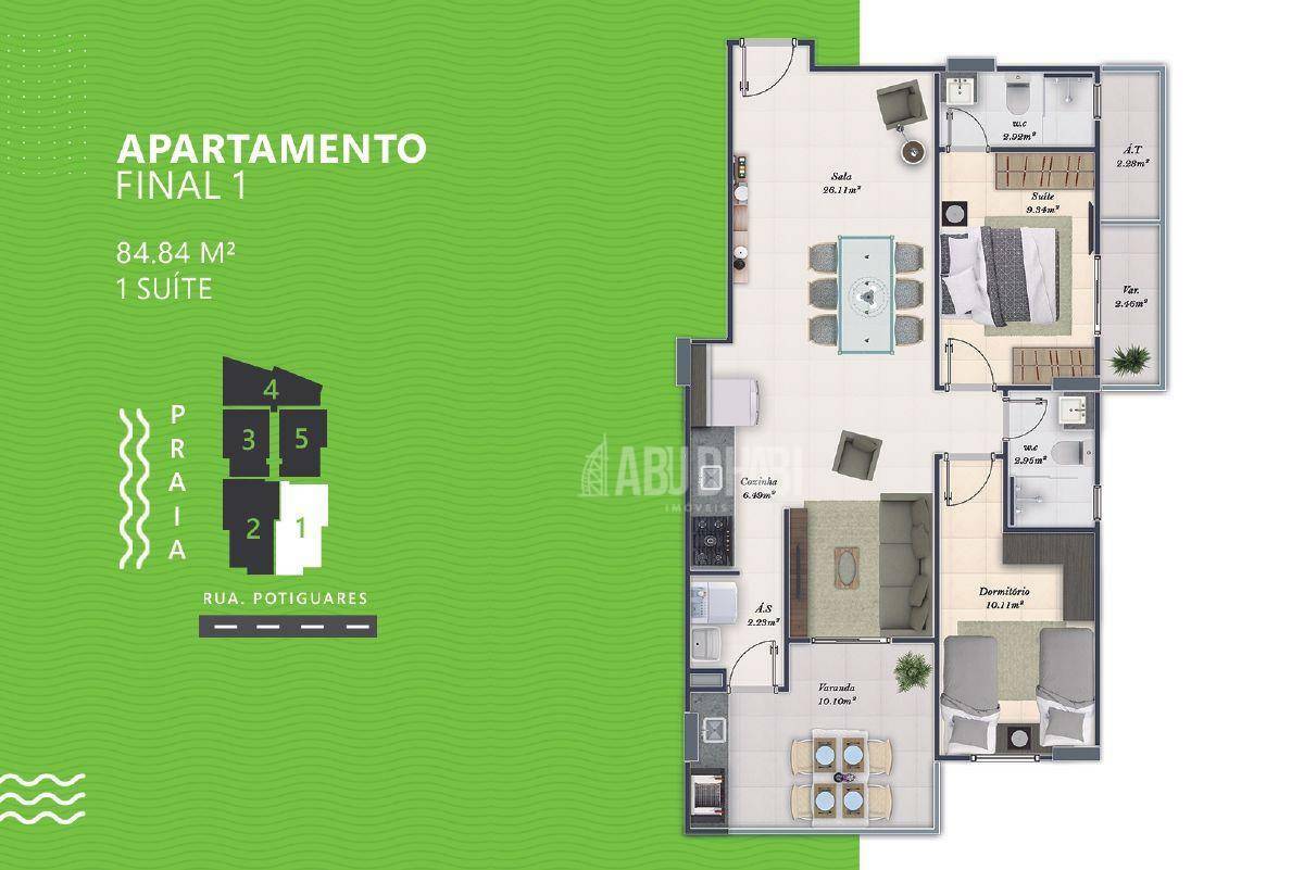 Apartamento à venda com 2 quartos, 84m² - Foto 4