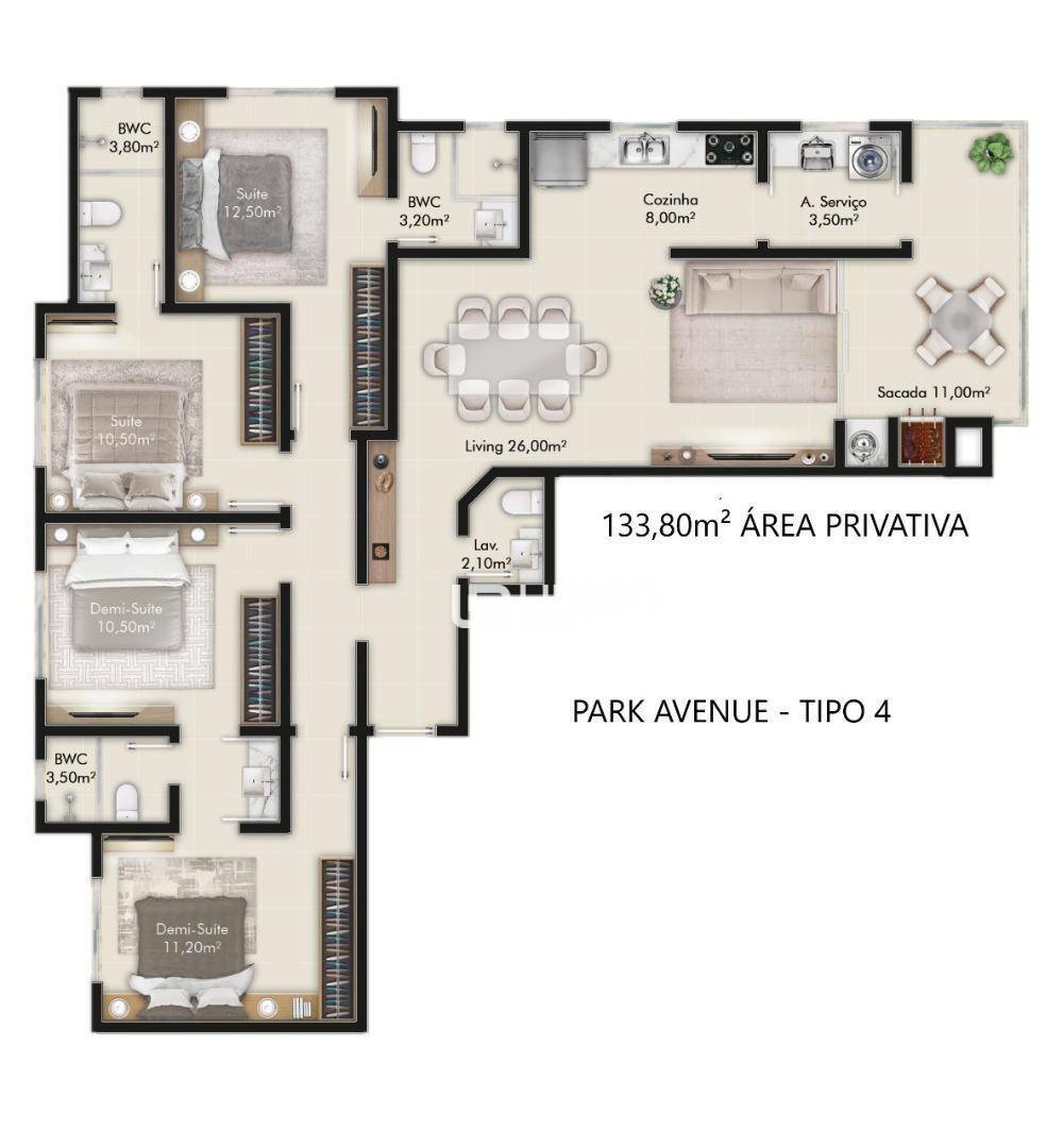 Apartamento à venda com 3 quartos, 111m² - Foto 18