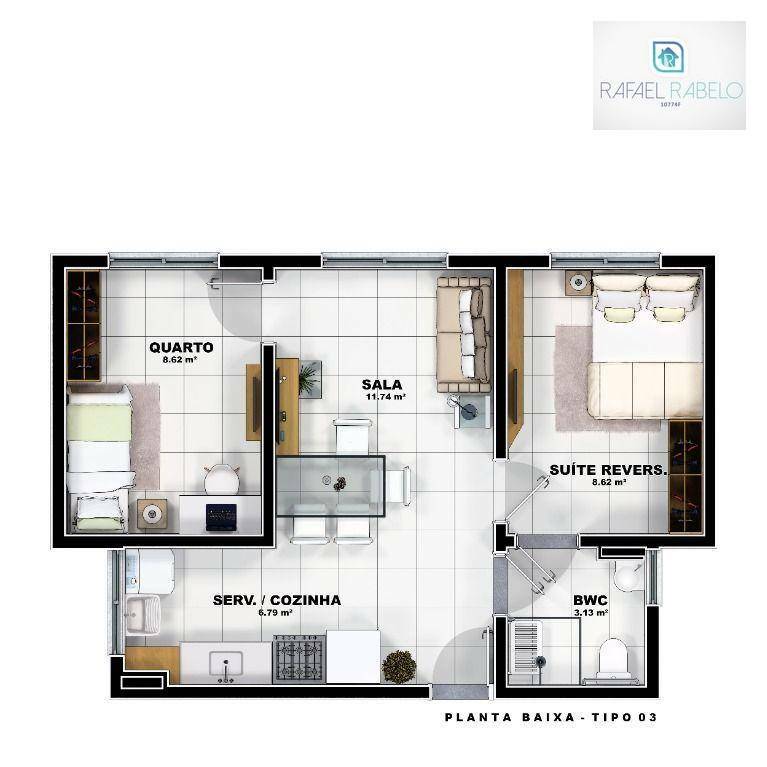 Apartamento à venda com 2 quartos, 45m² - Foto 34