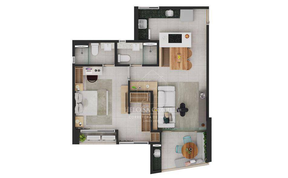 Apartamento à venda com 2 quartos, 61m² - Foto 24