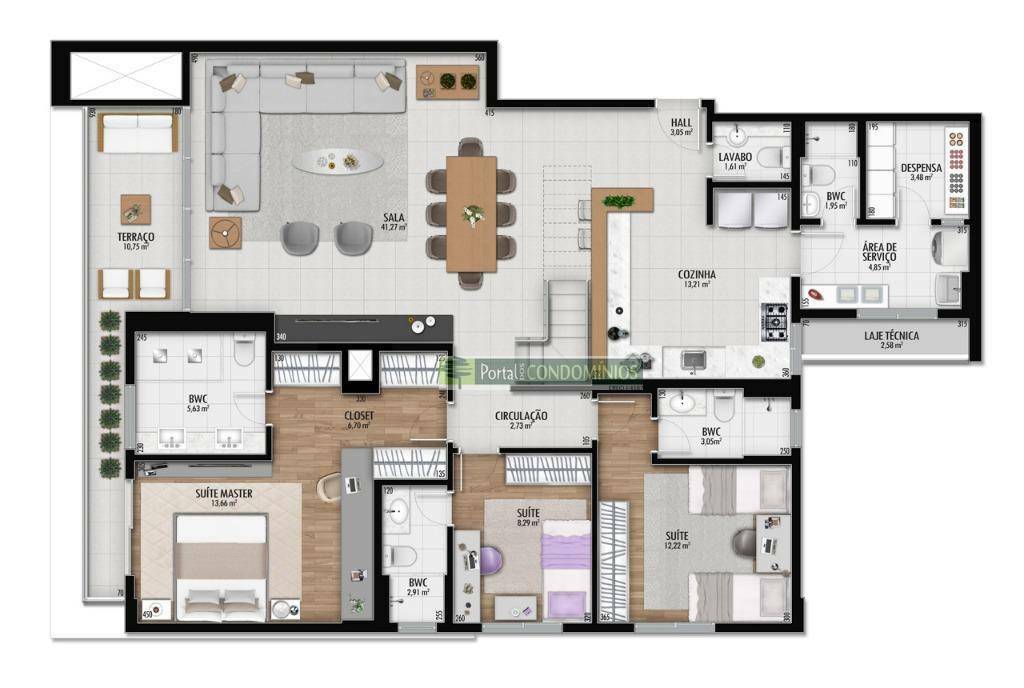 Cobertura à venda com 3 quartos, 216m² - Foto 11