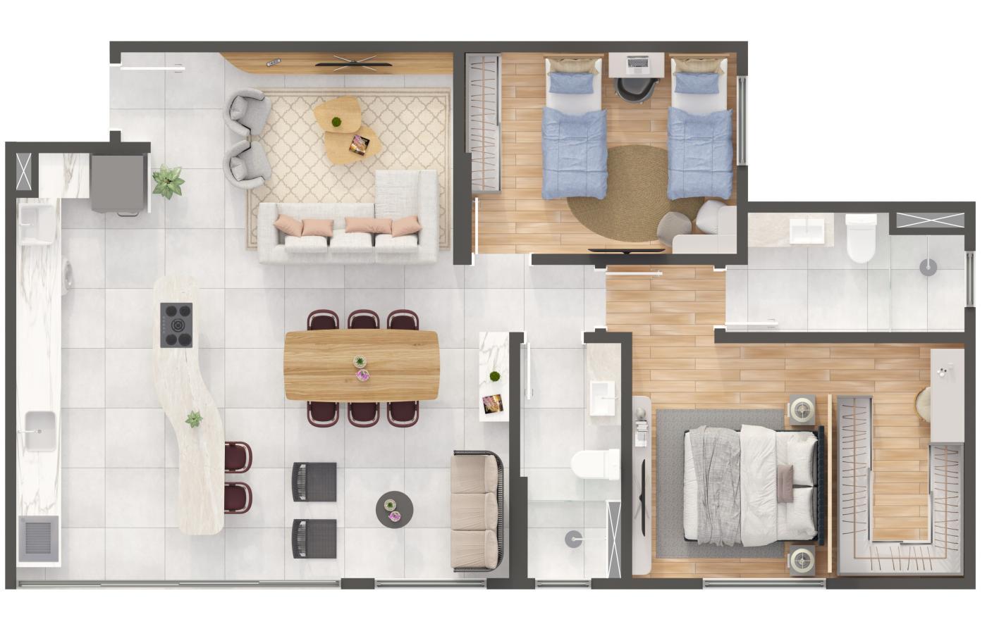 Apartamento à venda com 3 quartos, 85m² - Foto 8