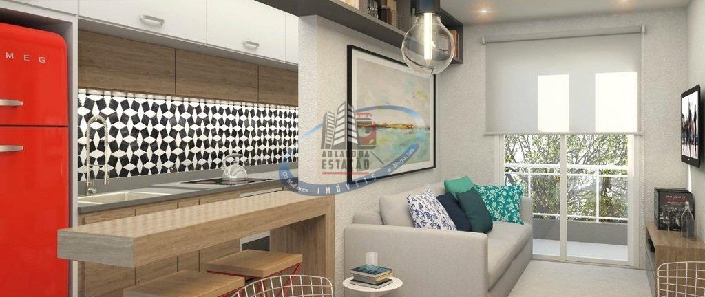 Apartamento à venda com 1 quarto, 40m² - Foto 2