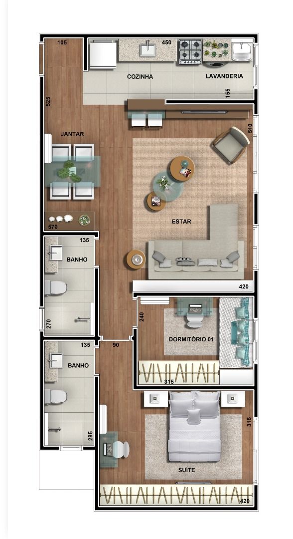 Apartamento à venda com 3 quartos, 81m² - Foto 26