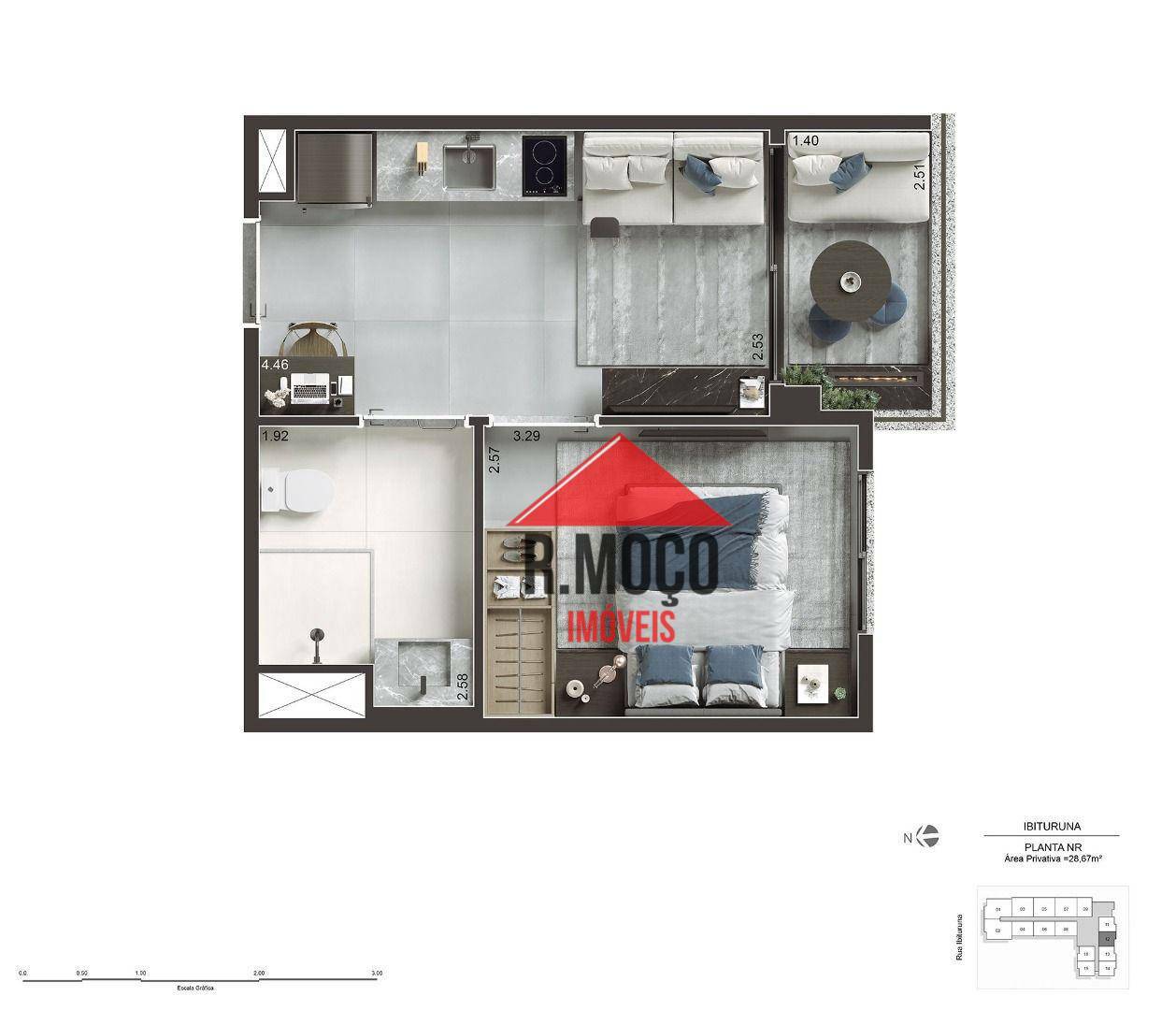 Apartamento à venda com 2 quartos, 63m² - Foto 22