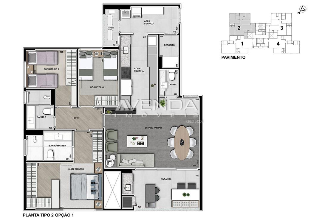 Apartamento à venda com 3 quartos, 131m² - Foto 17