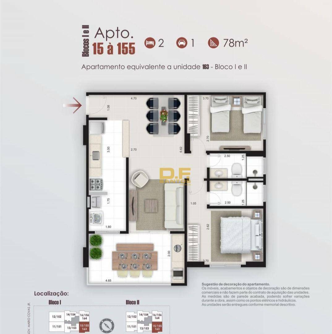 Apartamento à venda com 2 quartos, 74m² - Foto 15