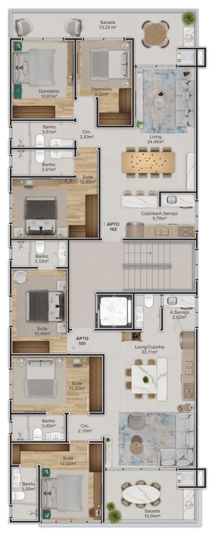 Cobertura à venda com 3 quartos, 110m² - Foto 20