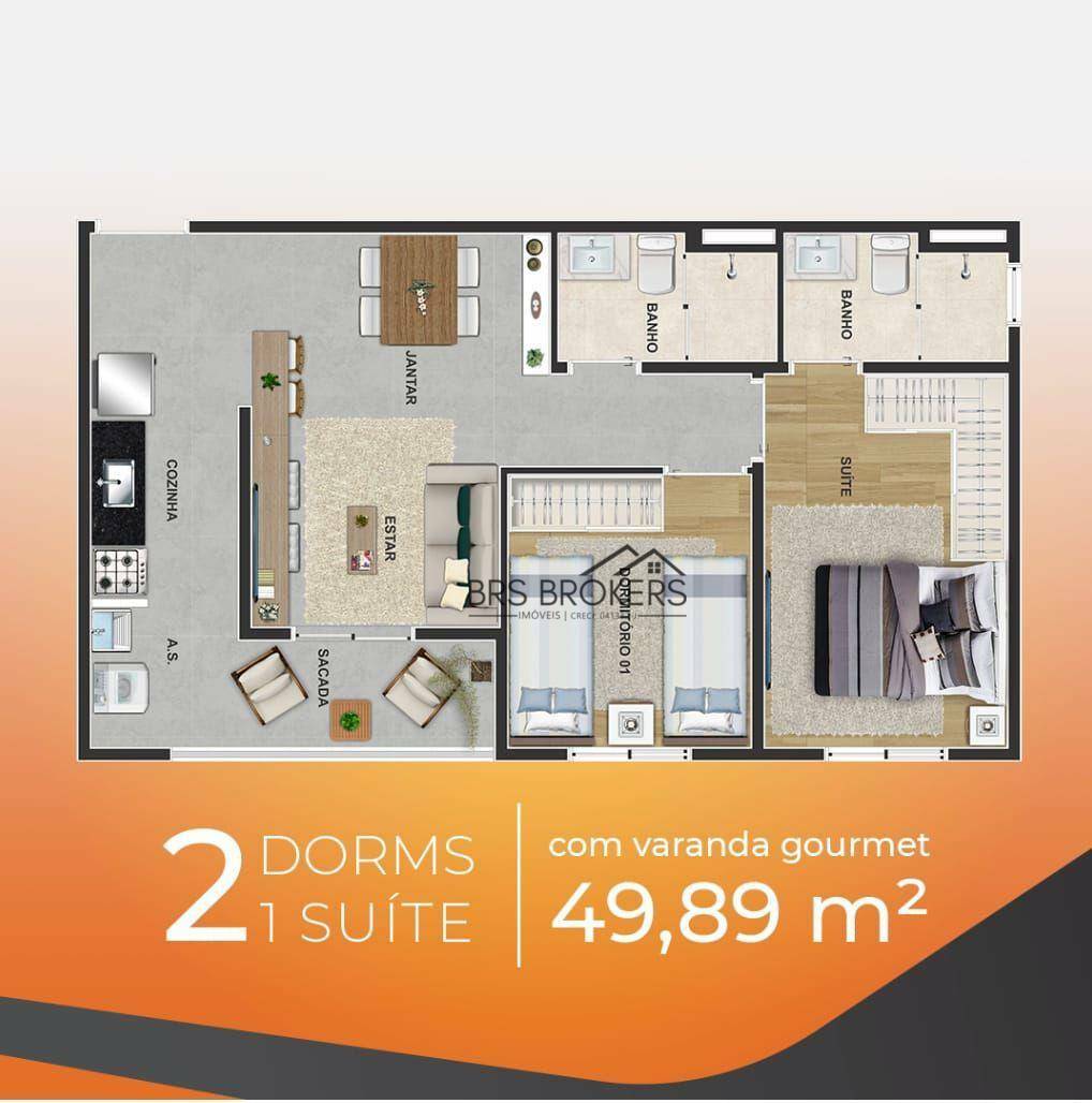 Apartamento à venda com 2 quartos, 47m² - Foto 30