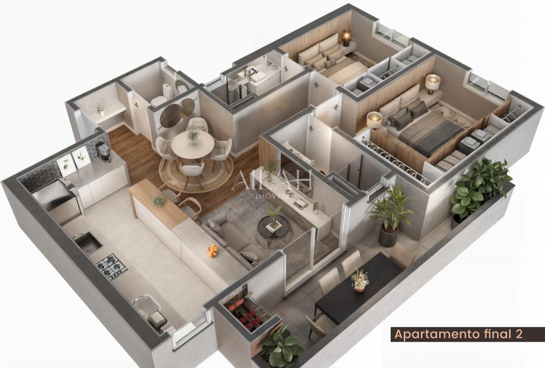 Apartamento, 2 quartos, 78 m² - Foto 2