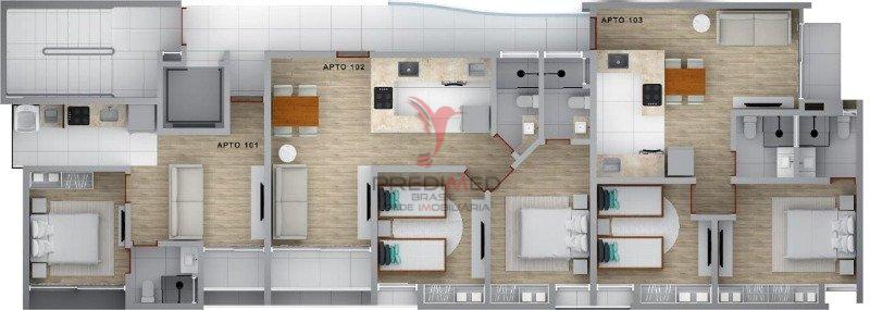 Apartamento à venda com 1 quarto - Foto 12