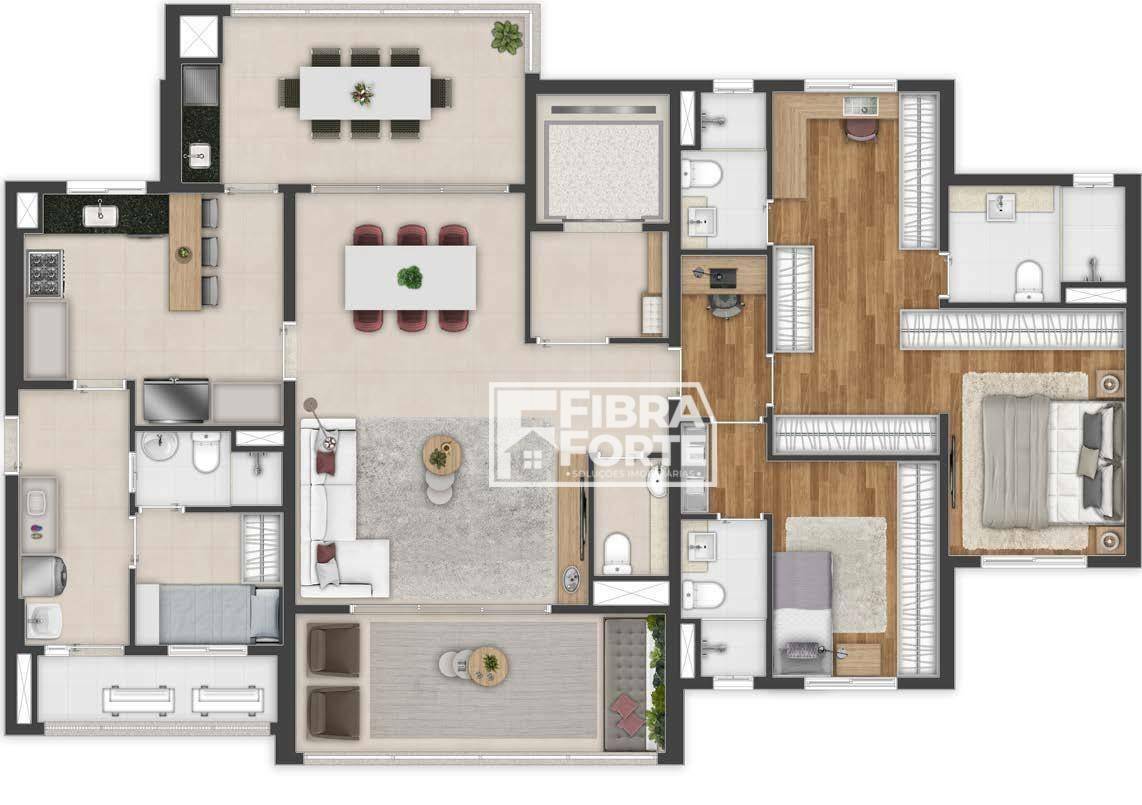 Apartamento à venda com 3 quartos, 163m² - Foto 41