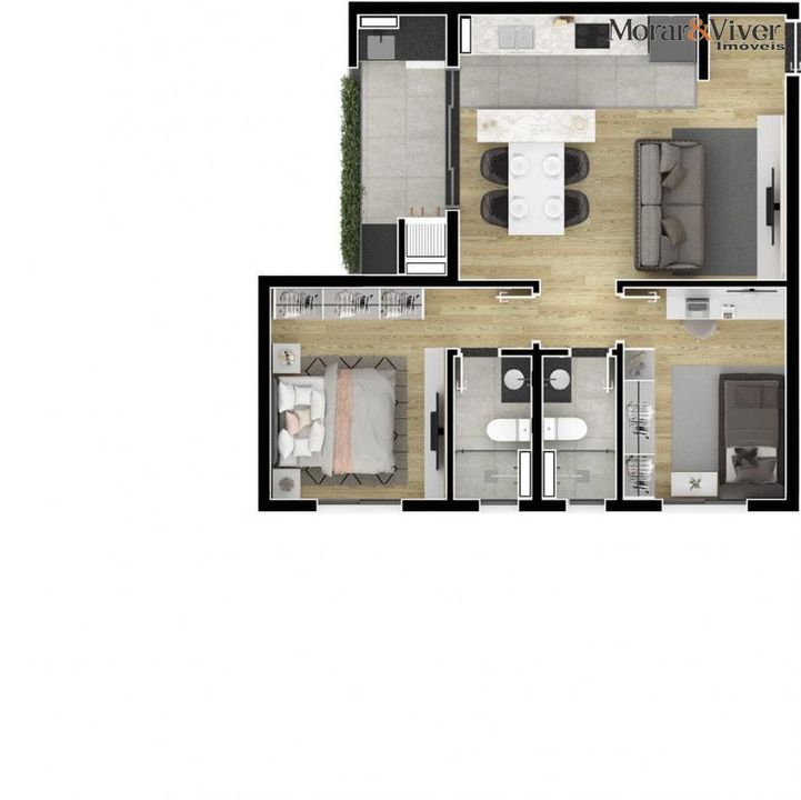 Apartamento à venda com 2 quartos, 58m² - Foto 19