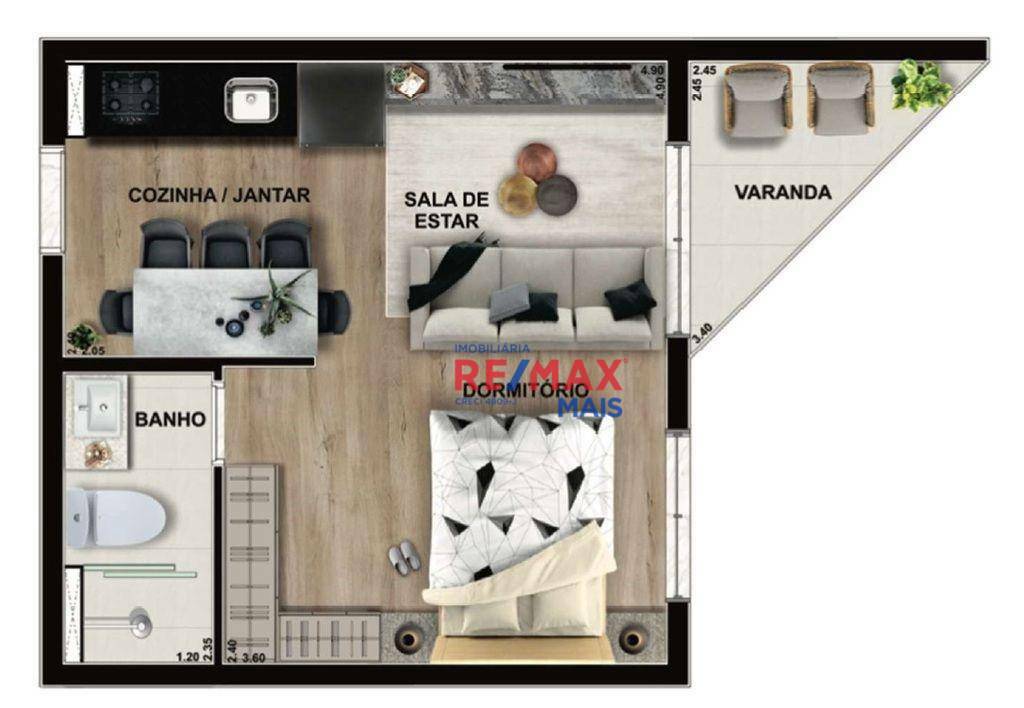 Apartamento à venda com 2 quartos, 57m² - Foto 30
