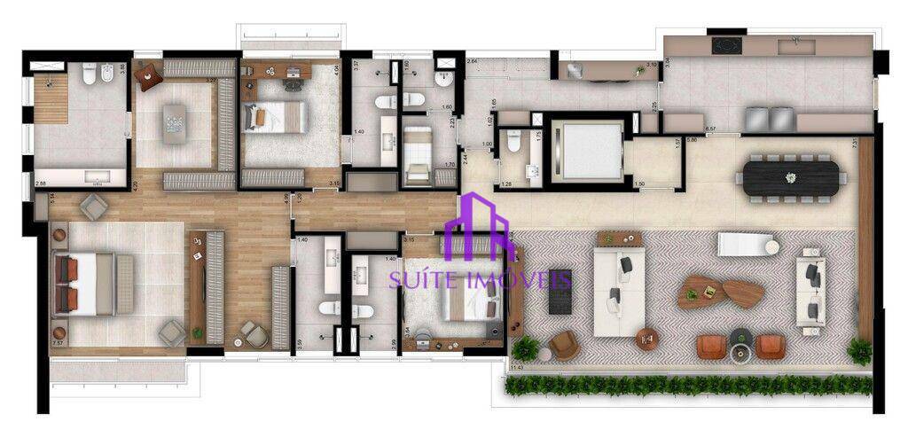 Cobertura, 3 quartos, 418 m² - Foto 26