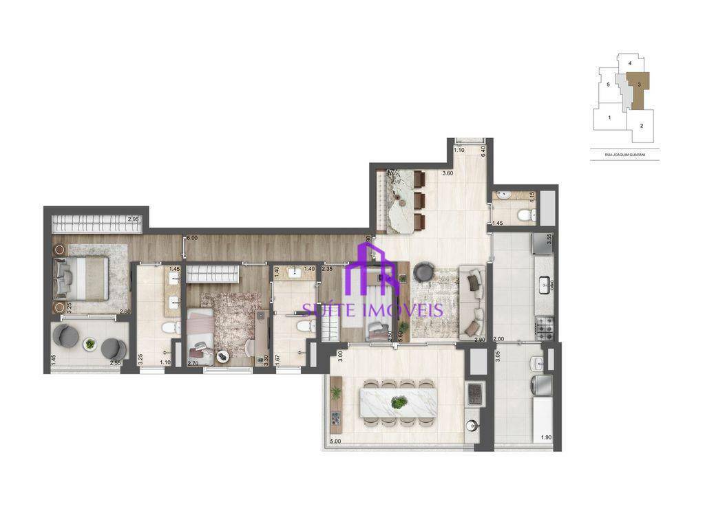 Apartamento à venda com 3 quartos, 156m² - Foto 18