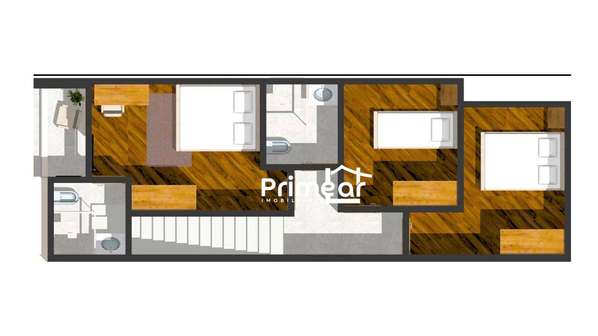 Casa de Condomínio, 2 quartos - Foto 4