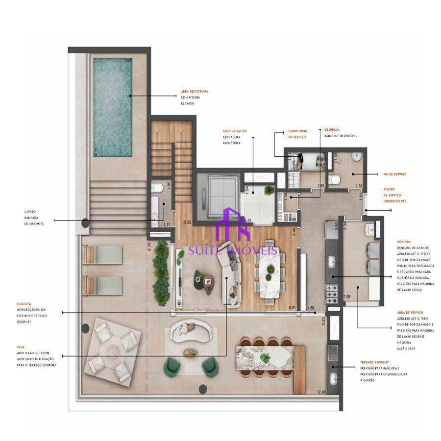 Apartamento à venda com 2 quartos, 94m² - Foto 27