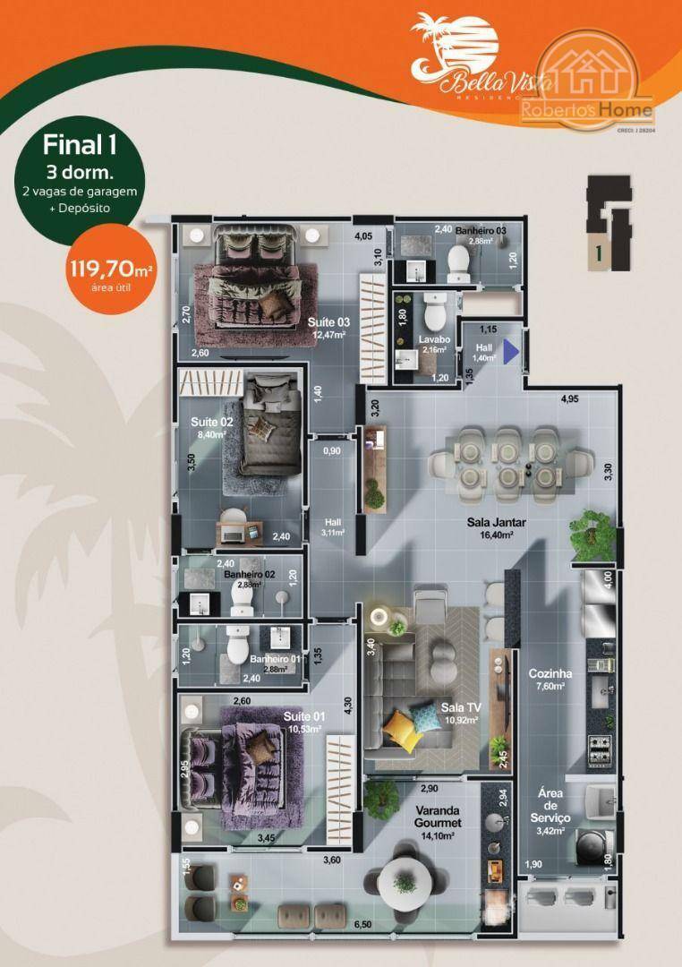 Apartamento à venda com 2 quartos, 72m² - Foto 28