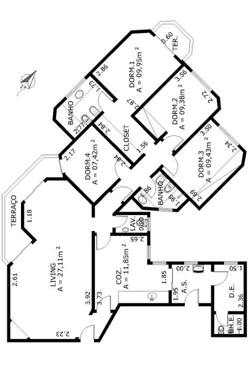 Apartamento à venda com 4 quartos, 154m² - Foto 4