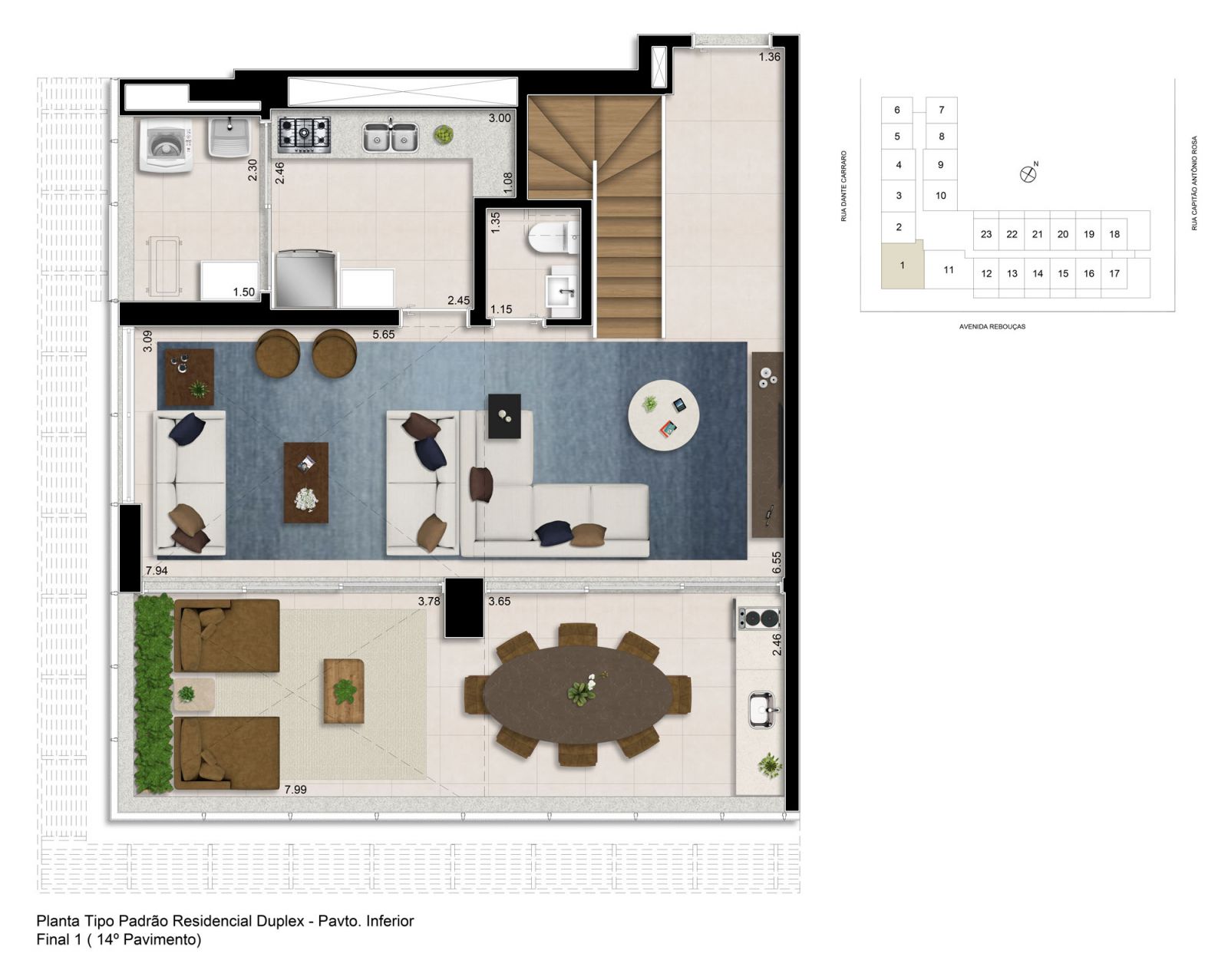 Apartamento à venda com 1 quarto, 130m² - Foto 2