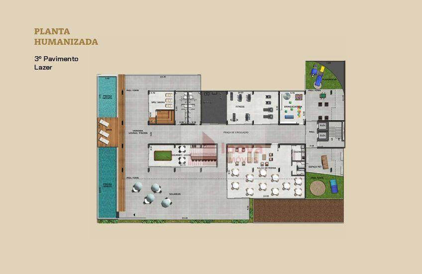 Apartamento, 2 quartos, 51 m² - Foto 3