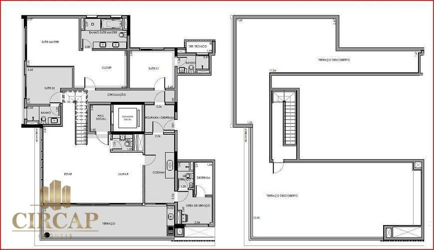 Apartamento à venda com 3 quartos, 210m² - Foto 9