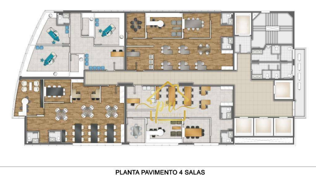 Conjunto Comercial-Sala para alugar, 100m² - Foto 4