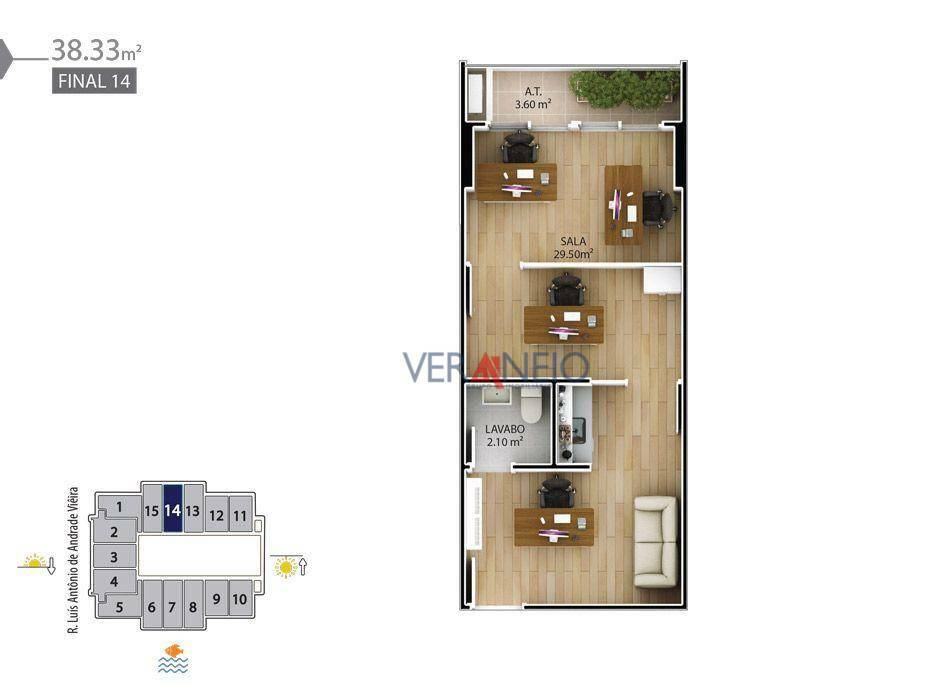 Conjunto Comercial-Sala para alugar, 38m² - Foto 37