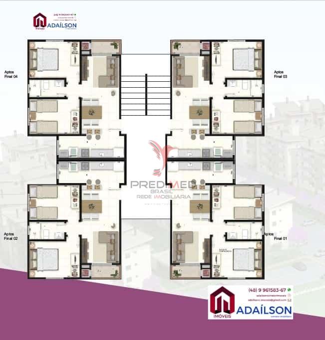 Apartamento à venda com 2 quartos, 59m² - Foto 9