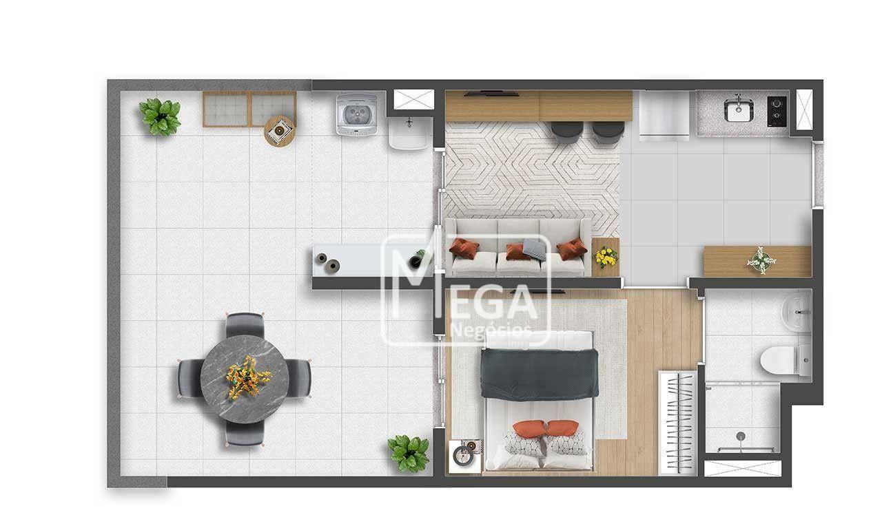 Apartamento à venda com 1 quarto, 50m² - Foto 21